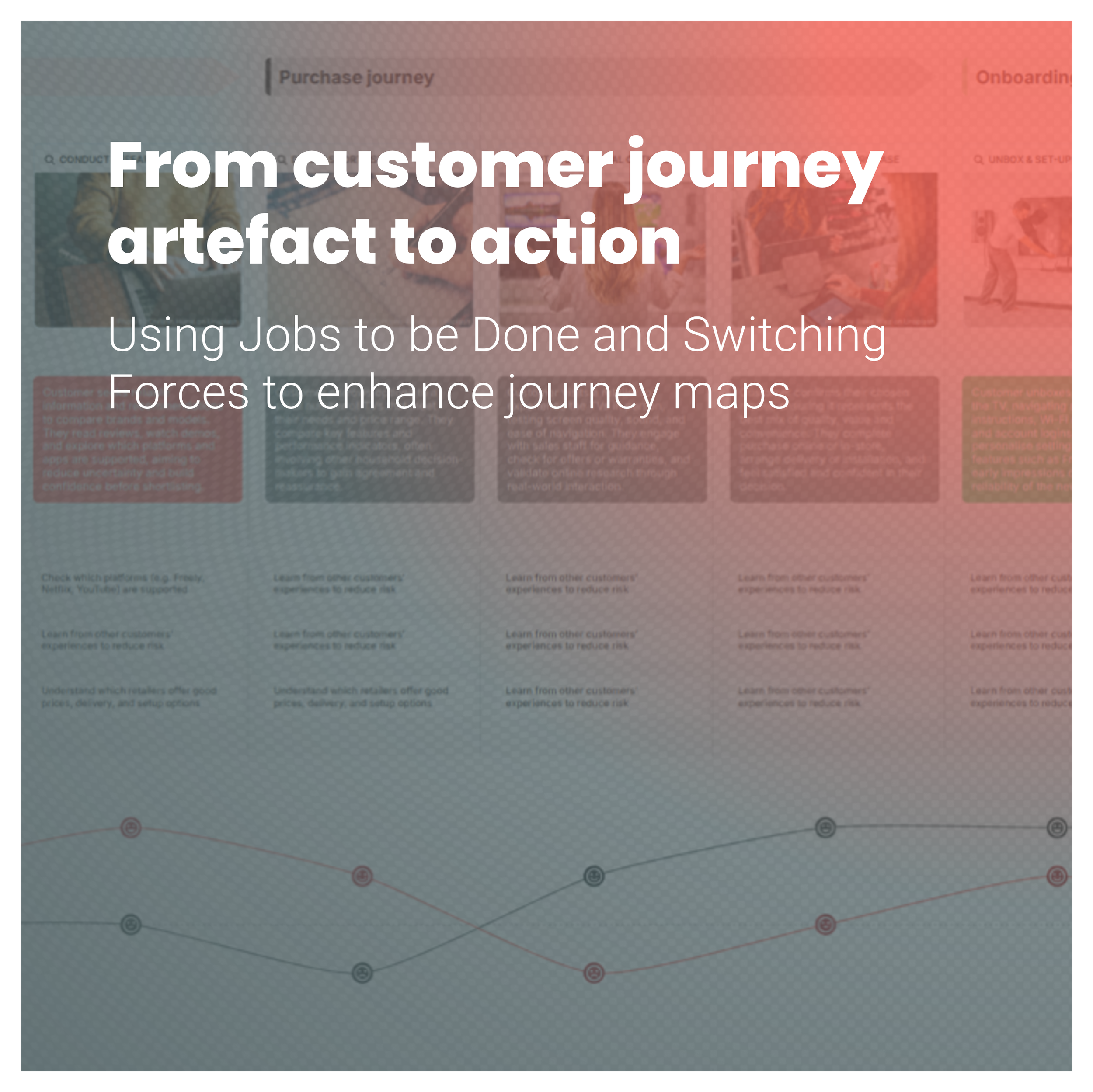 From artefact to action: using Jobs to be Done and Switching Forces to enhance journey maps