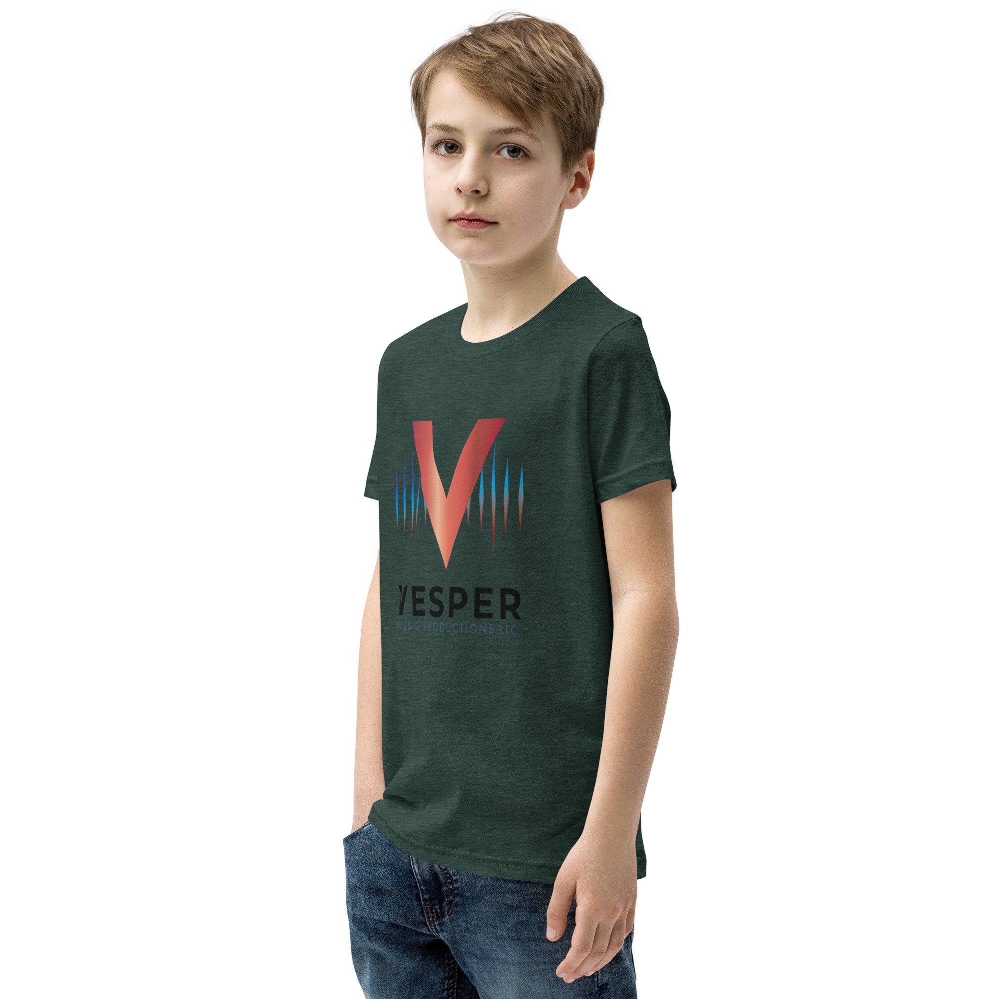 youth-staple-tee-heather-forest-left-front-655f42f930947.jpg