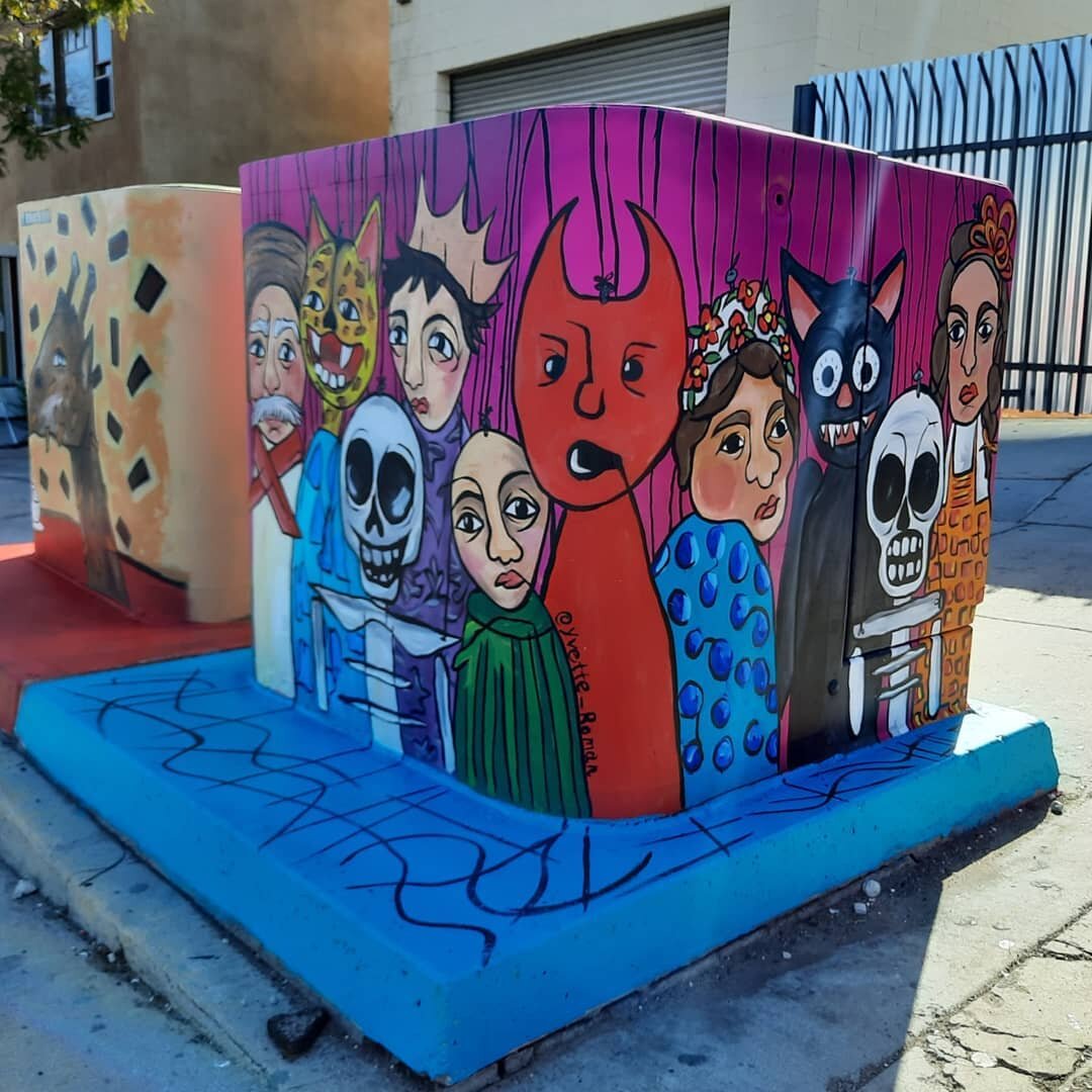 T&iacute;teres is a utility box painted by Yvette Roman as part of our Barrios Limpios initiative.

@sdge