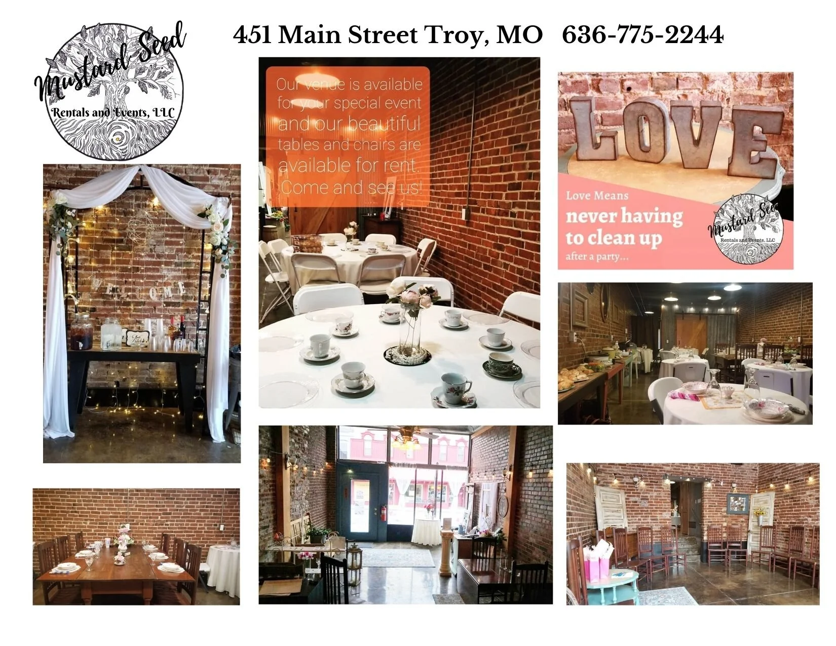 Mustard Seed Rentals and Events, LLC