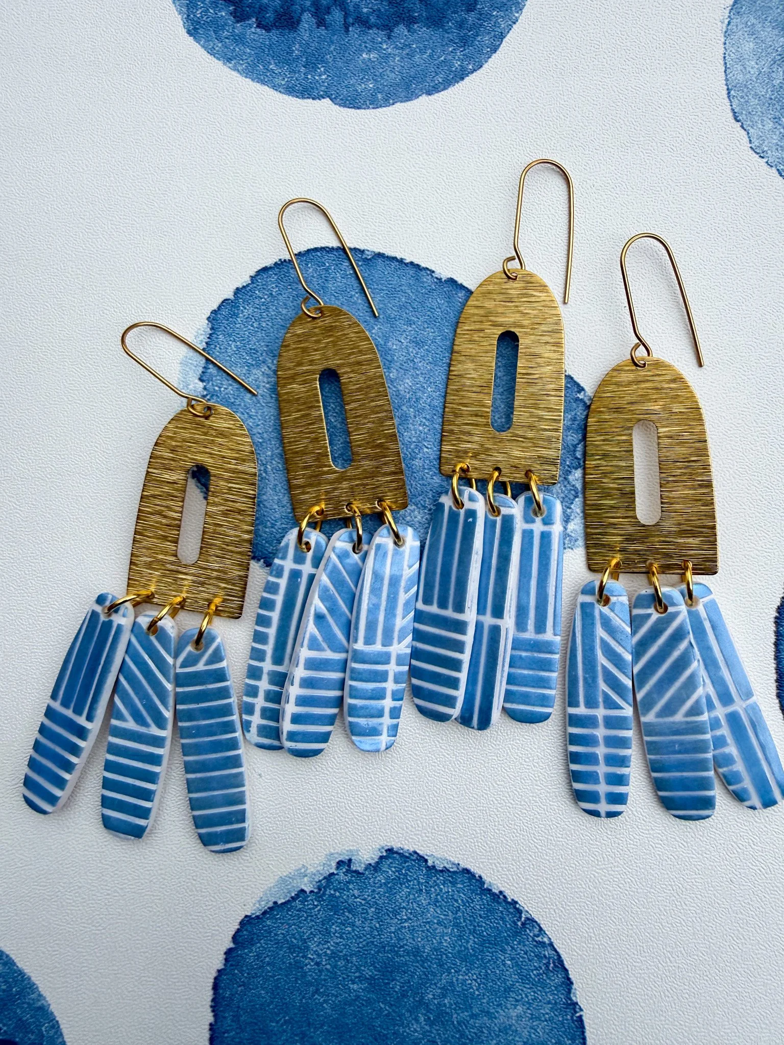 Tia Brass Fringe