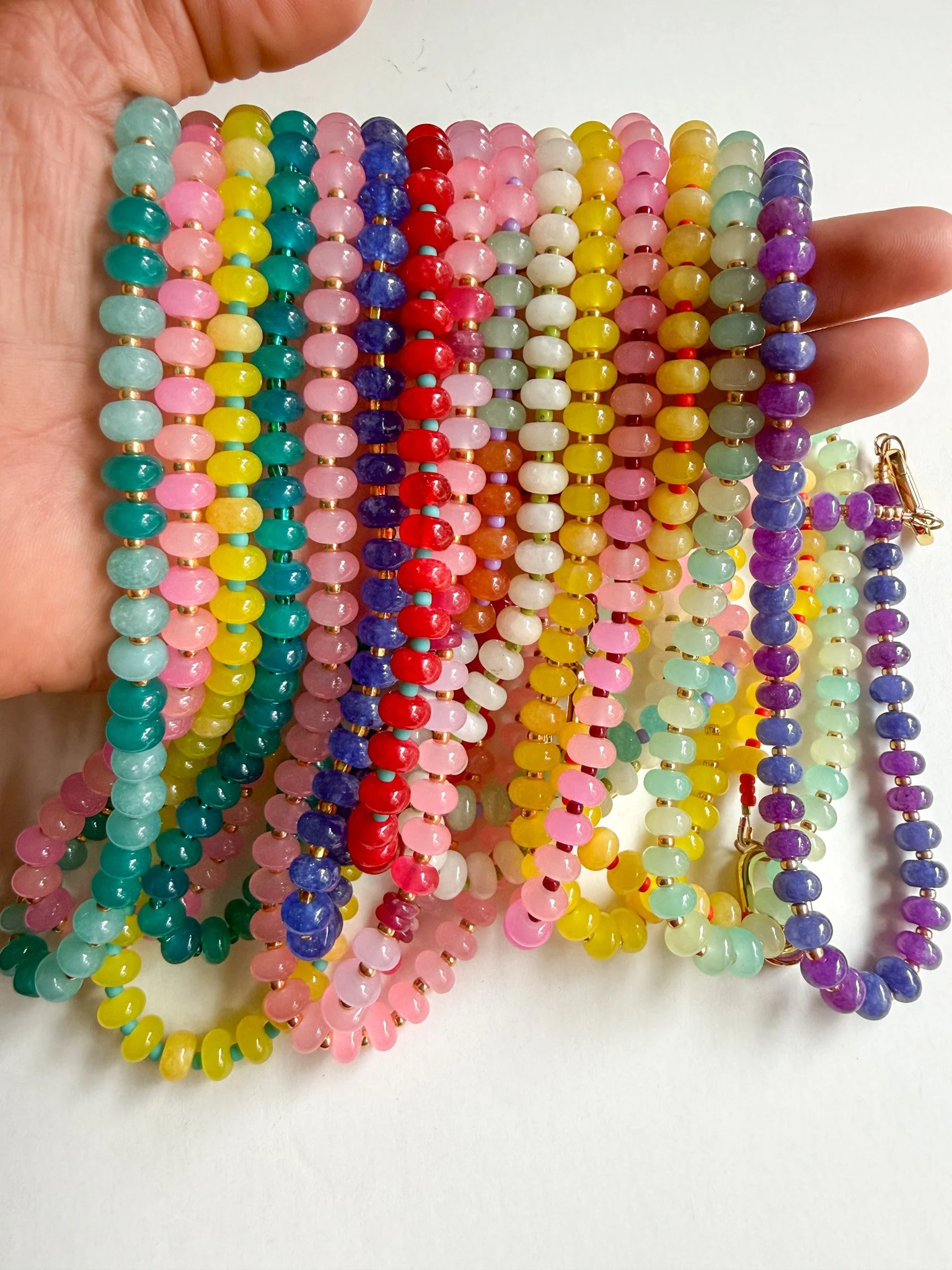 Jade Beaded Necklaces