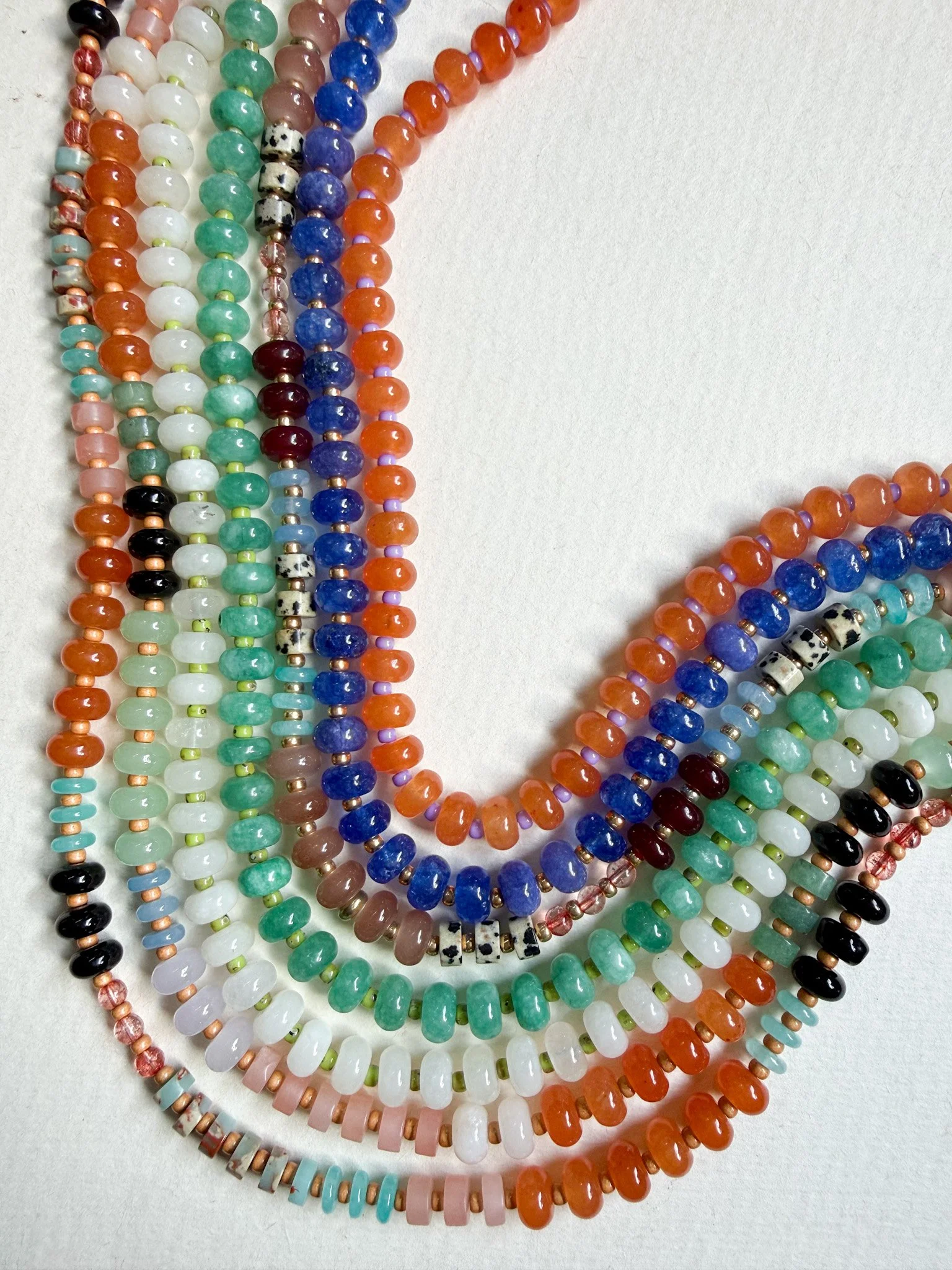 Fall Shades Jade Necklace