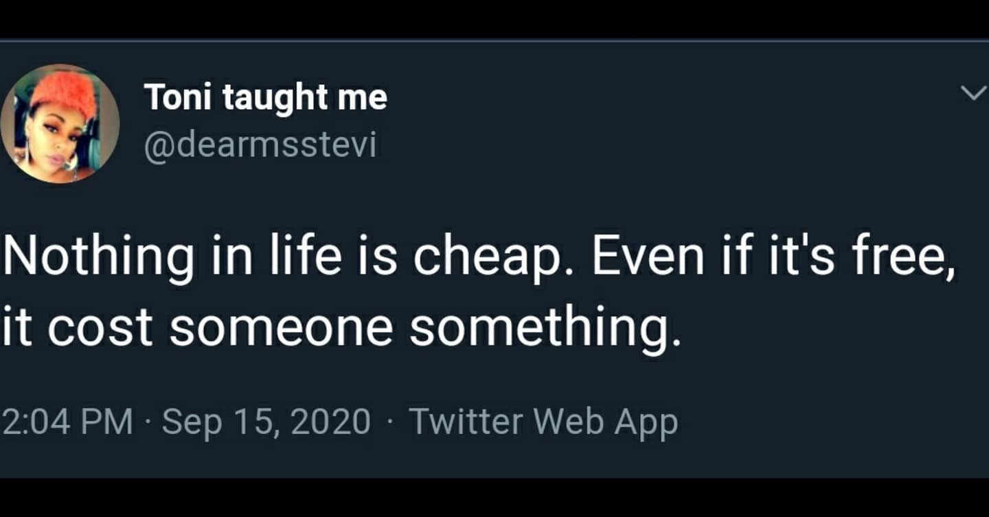 Follow me on Twitter too. #thoughts