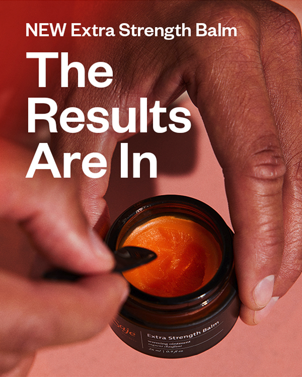   Product Launch - Extra Strength Balm       Our powerful new warming blend of chili pepper, clove, ginger, and menthol crystals is highly effective at comforting your body - but don't take our word for it...