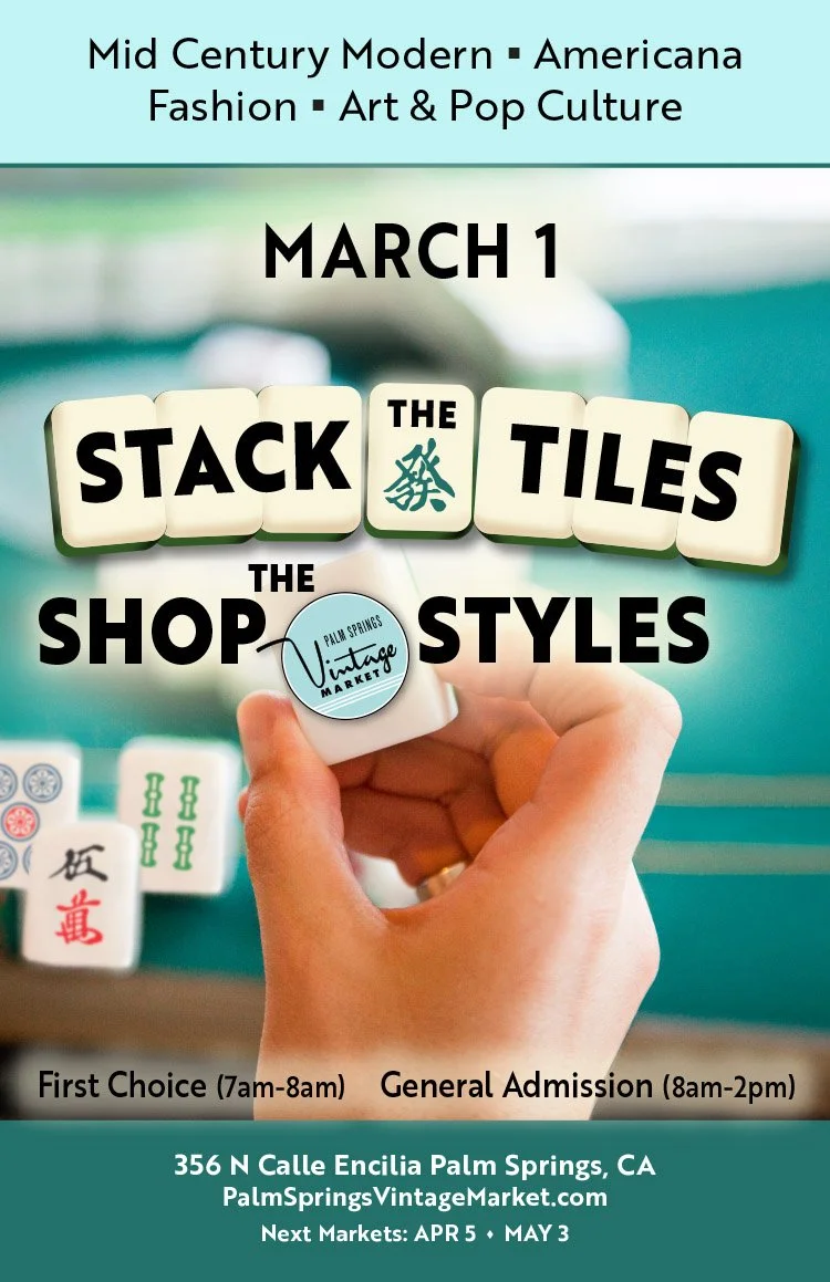 Palm Springs Vintage Market March 1 poster