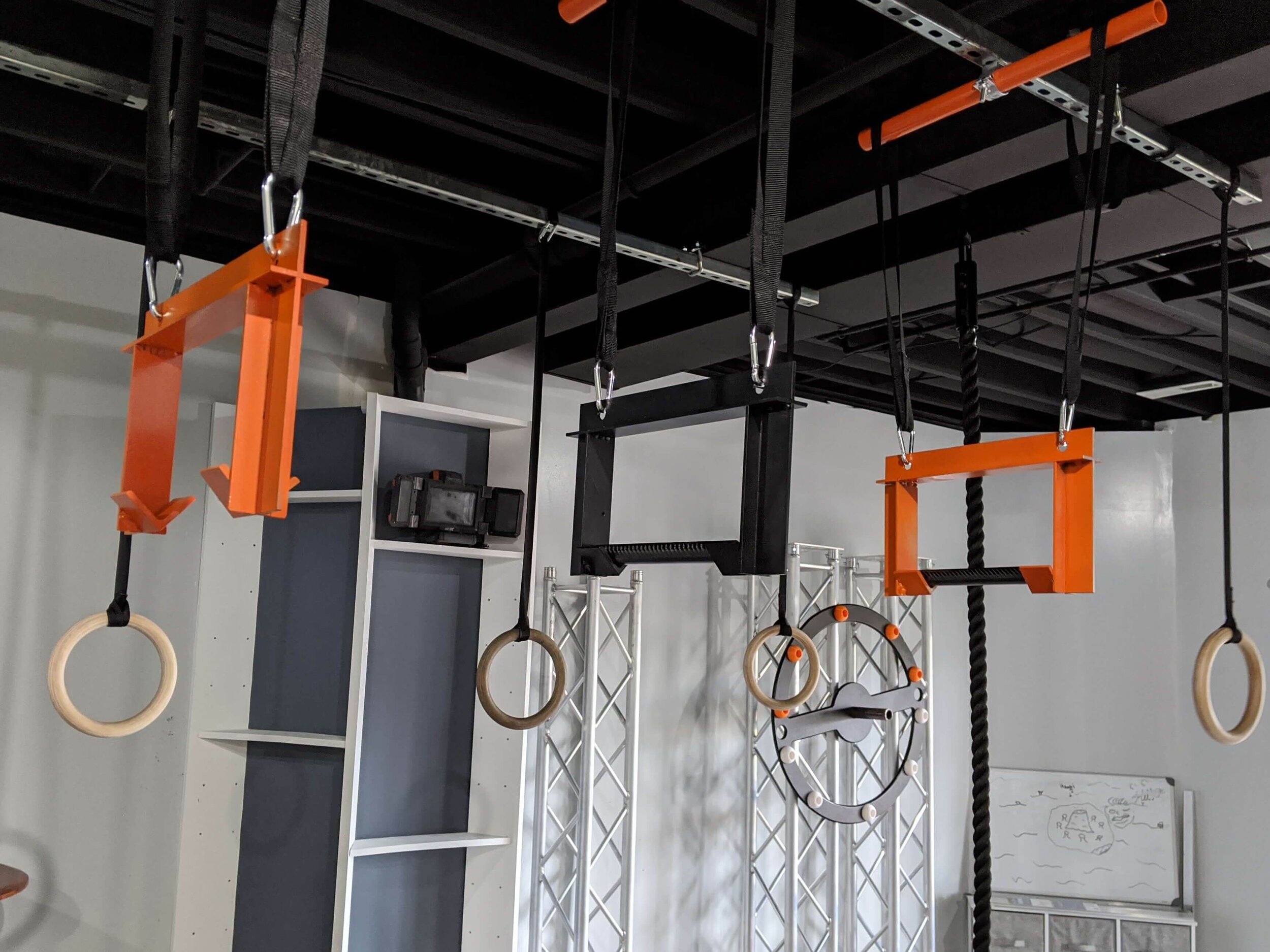 Ninja-Warrior-Floating-Monkey-Bars