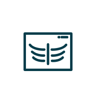 An icon of ribs to represent Imaging.