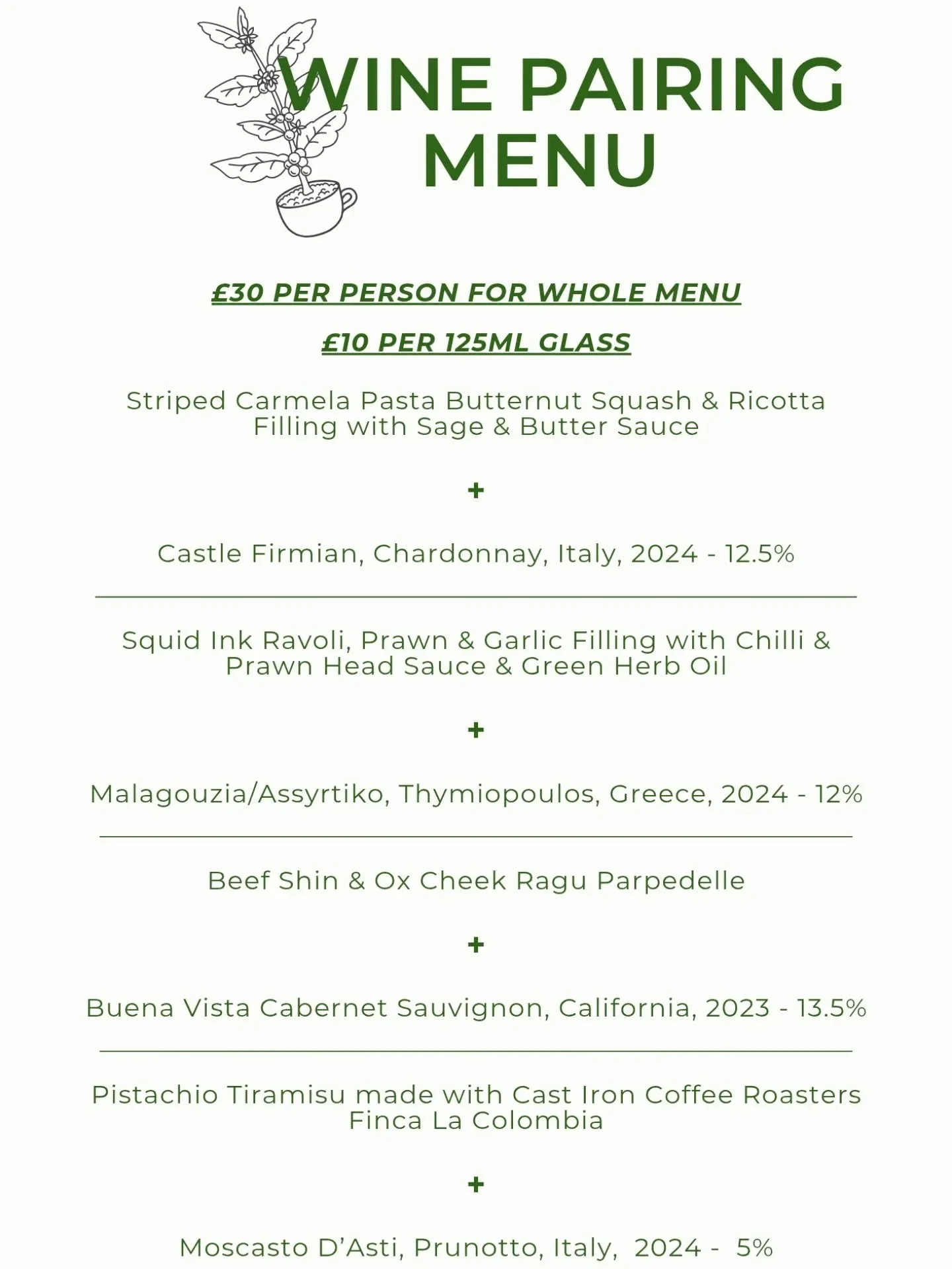Looking forward to our Supper Club Pasta Plates tonight with @henrymadefood 

Here's a look at our drinks menu for this evening. You can pair your pasta dishes with a wine pairing and cocktail menu curated by @davidleeper15 + @tomvonhaacke