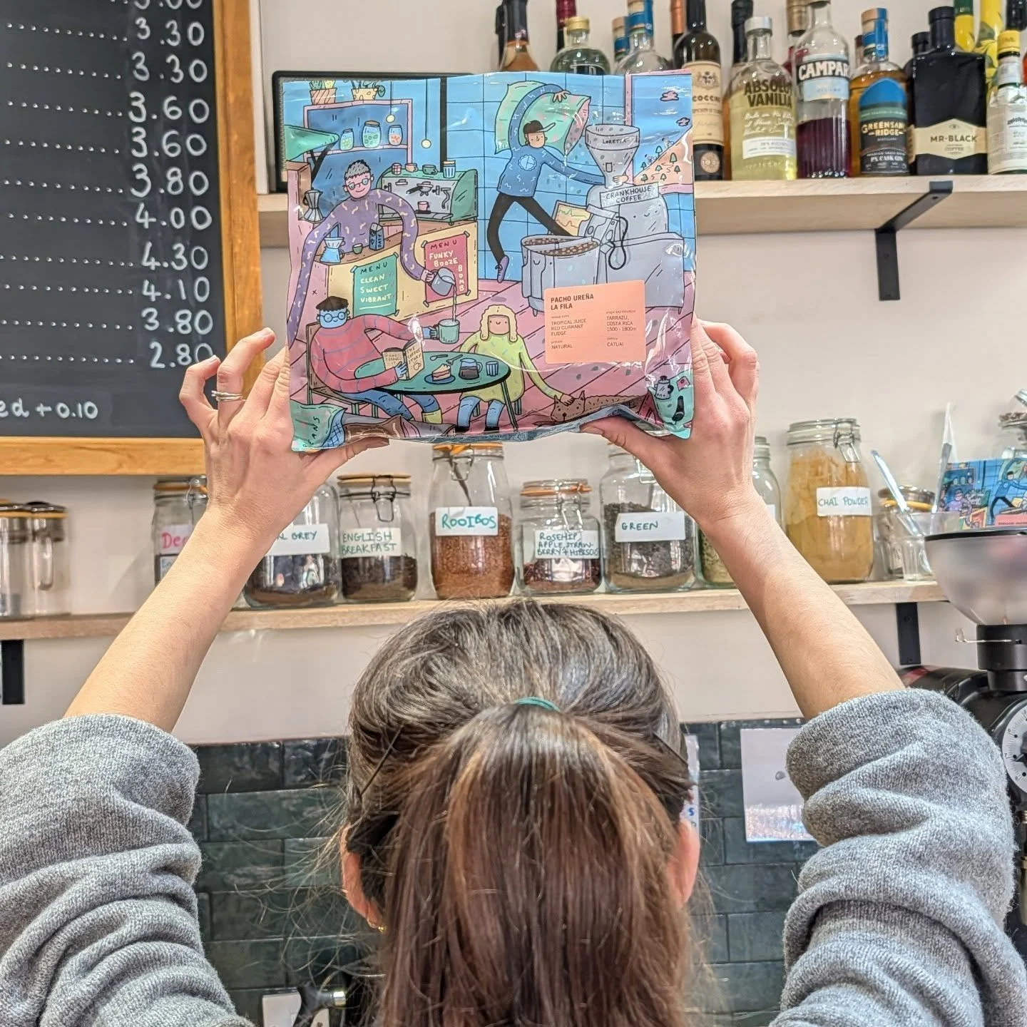 The bags market the coffee themselves, so check out the @crankhouseroast range. Currently on guest espresso and filter!

#coffee #barista
#tonbridge