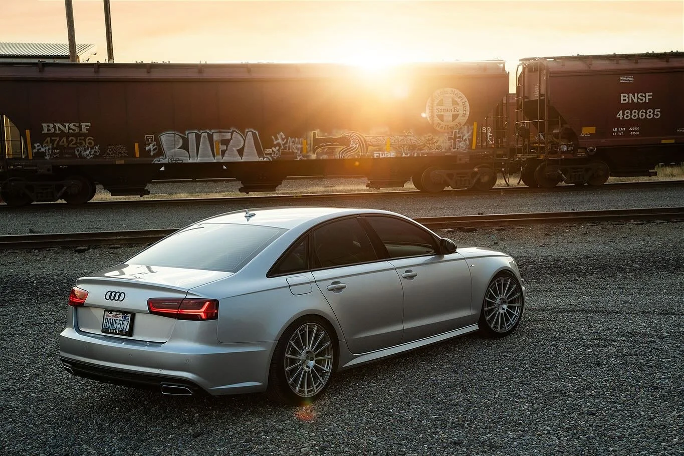One more set of the @audi #a6 for @nicheroadwheels // sometimes you just get the perfect light. #audi #audia6 #a6turbo
