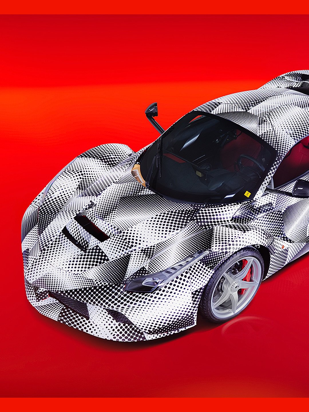 Ferrari LaFerrari Prototype P2 for @rmsothebys 

Interior and exterior details from LaFerrari Prototype P2 highlight the functional, development-focused nature of Ferrari&rsquo;s early prototype program. From the steering wheel layout to interior mat