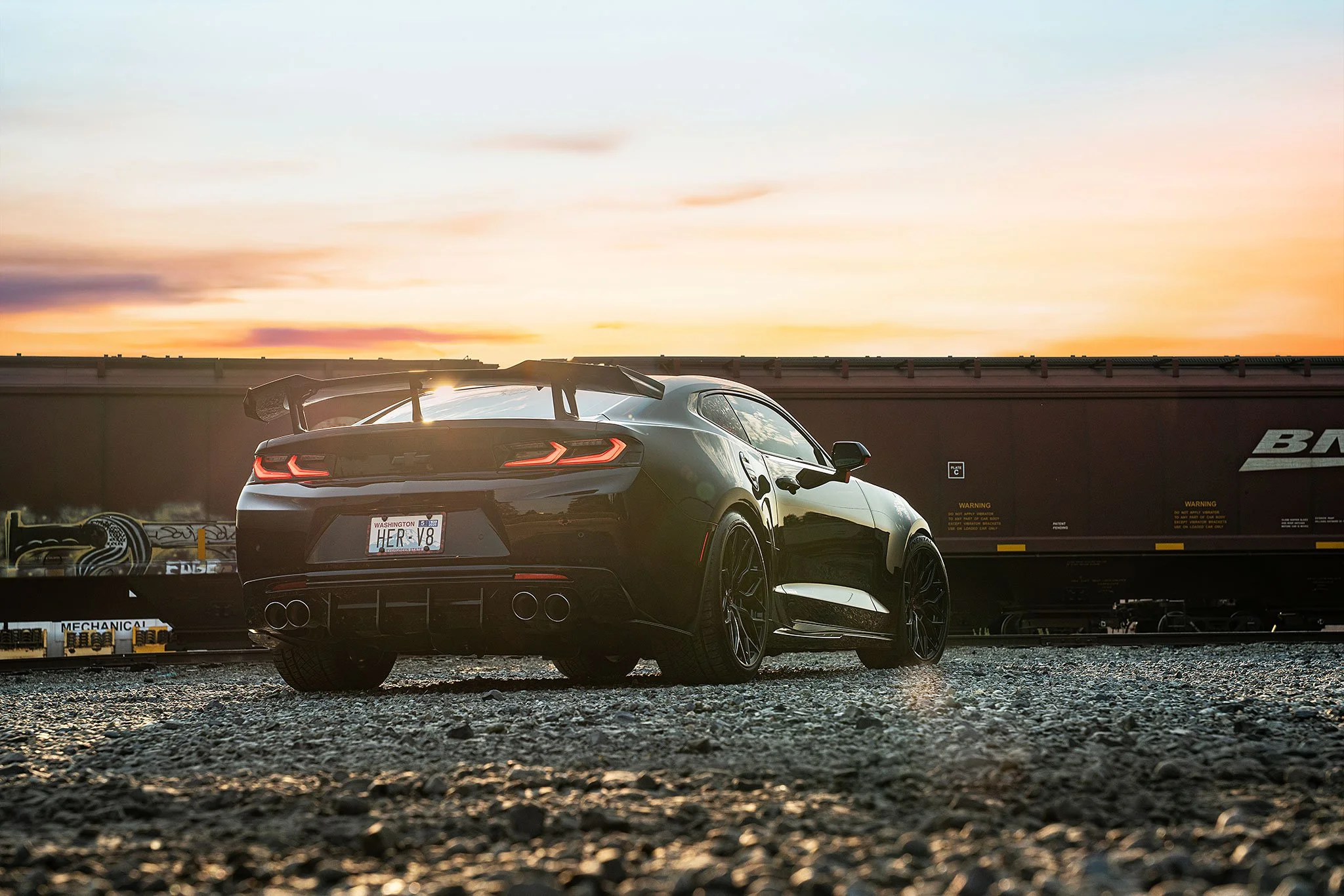 2021 Chevrolet Camaro | Vossen Wheels | Seattle Automotive Photography | Josh Mackey | Mackeydesigns