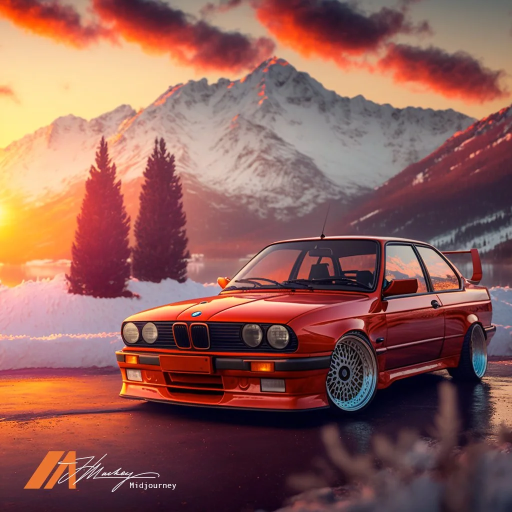 Photorealistic Car Midjourney Mackeydesigns