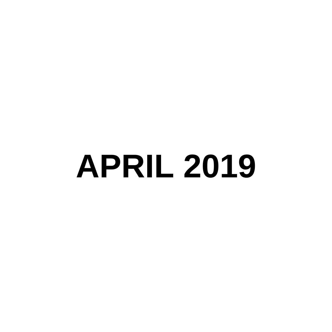 MARKET UPDATE (APRIL 2019)