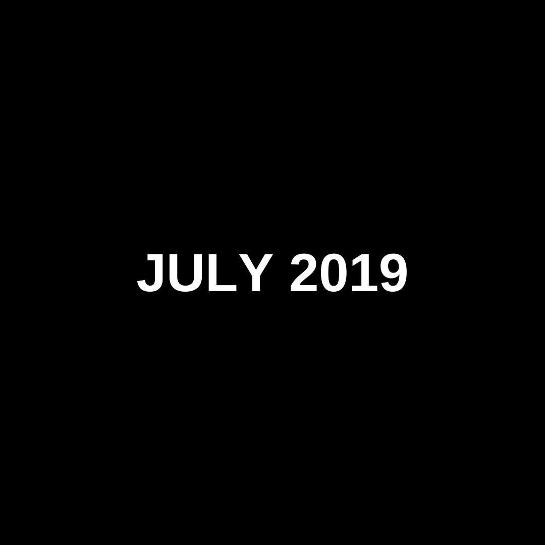 MARKET UPDATE (JULY 2019)