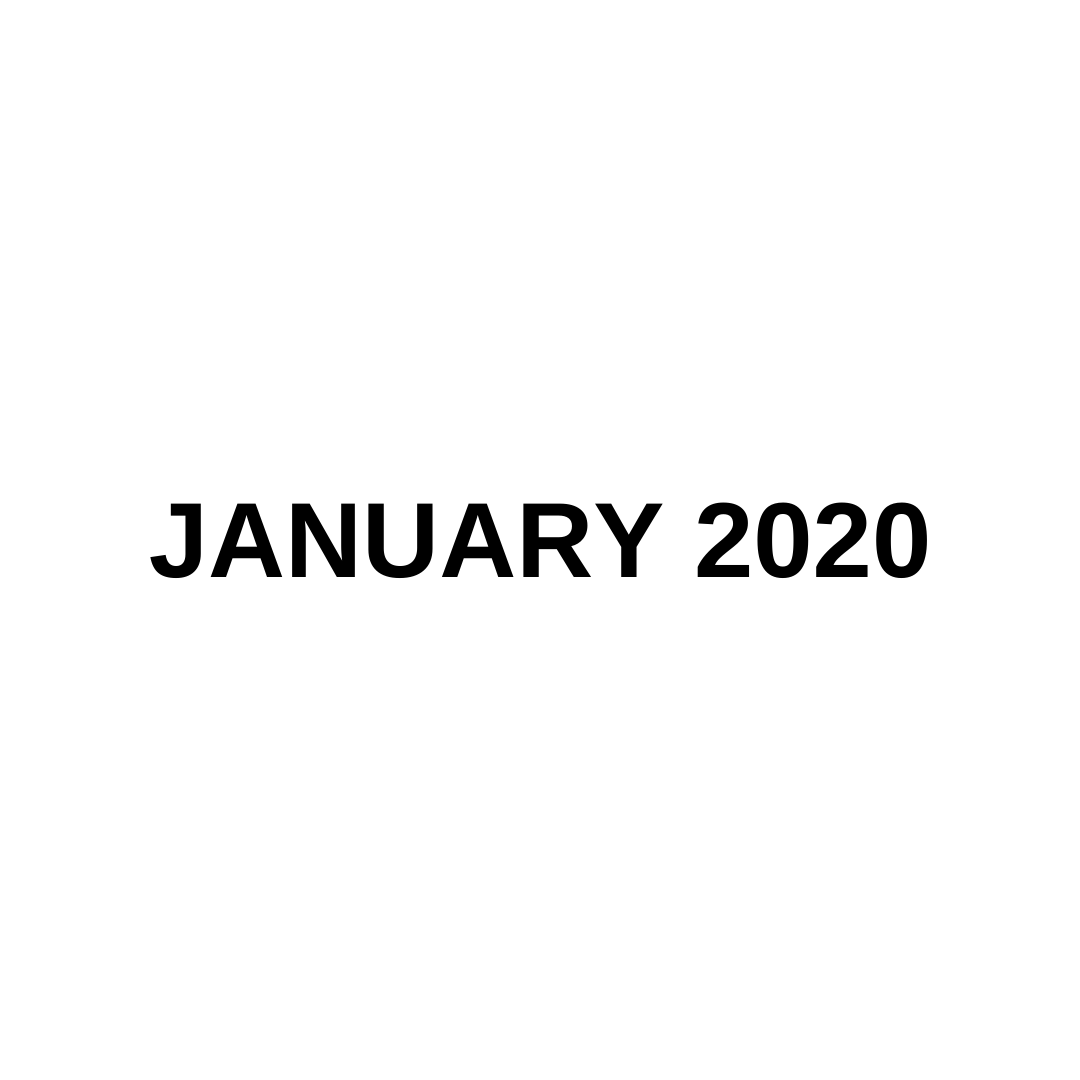 MARKET UPDATE (JANUARY 2020)