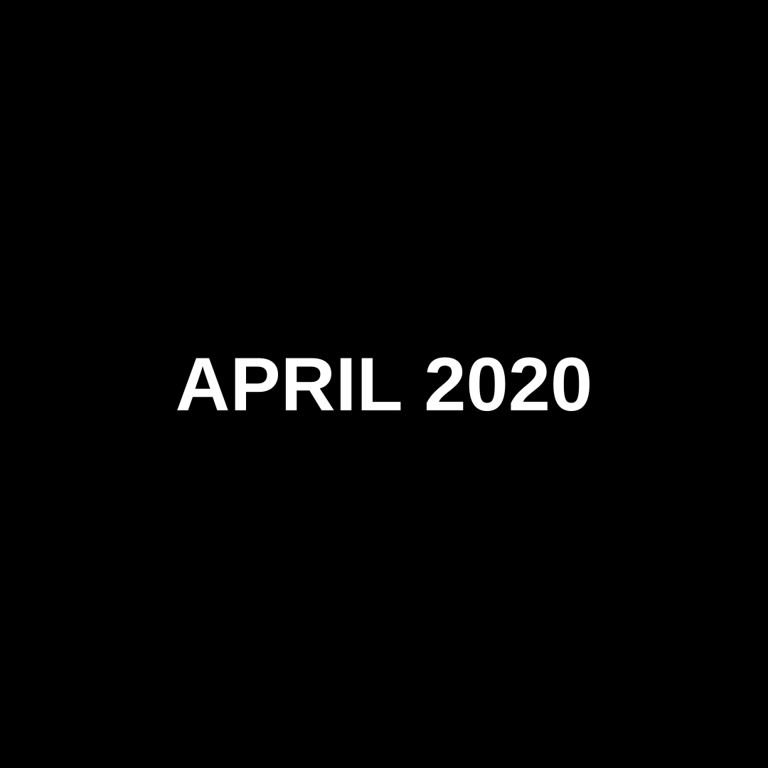 MARKET UPDATE (APRIL 2020)