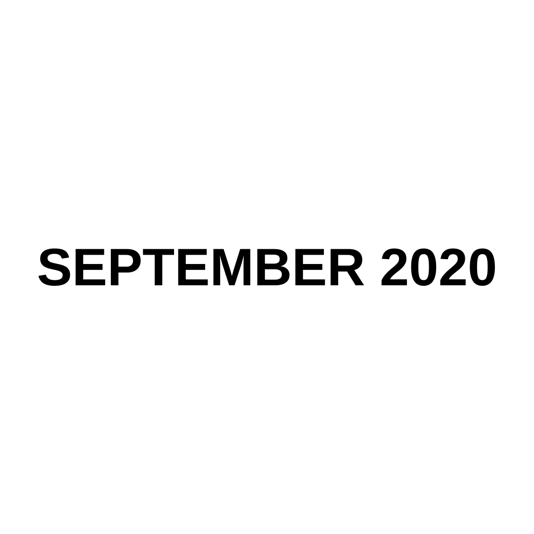 MARKET UPDATE (SEPTEMBER 2020)