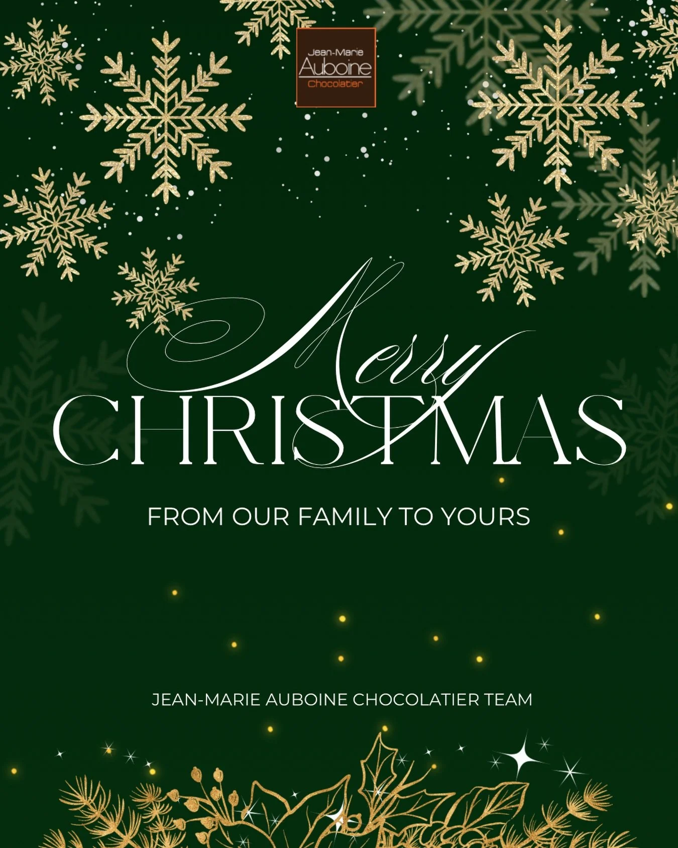 Merry Christmas! 🎄 This season reminds us how grateful we are, mostly for your support and for growing with us. Thank you for being part of our story. Wishing you a Christmas filled with warmth, peace, and beautiful moments. 

The Jean-Marie Auboine