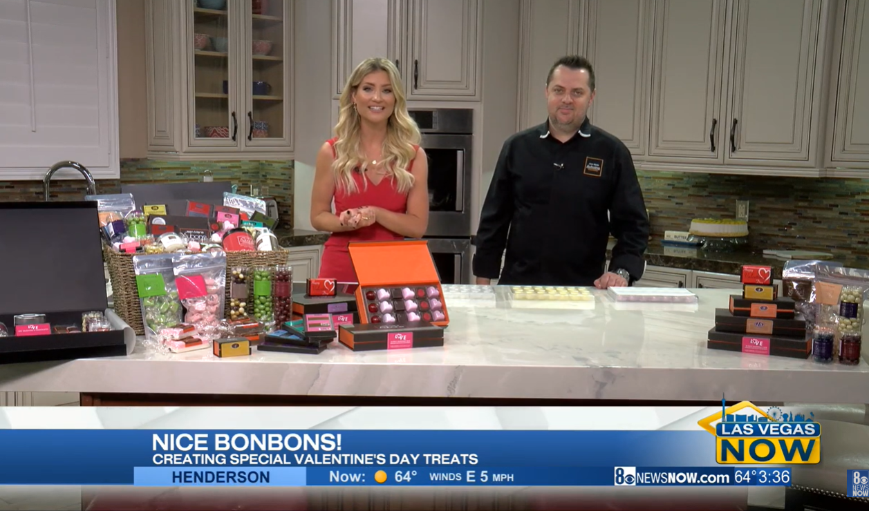 Jean-Marie Auboine Featured on Las Vegas Now for Valentine’s Day Chocolates