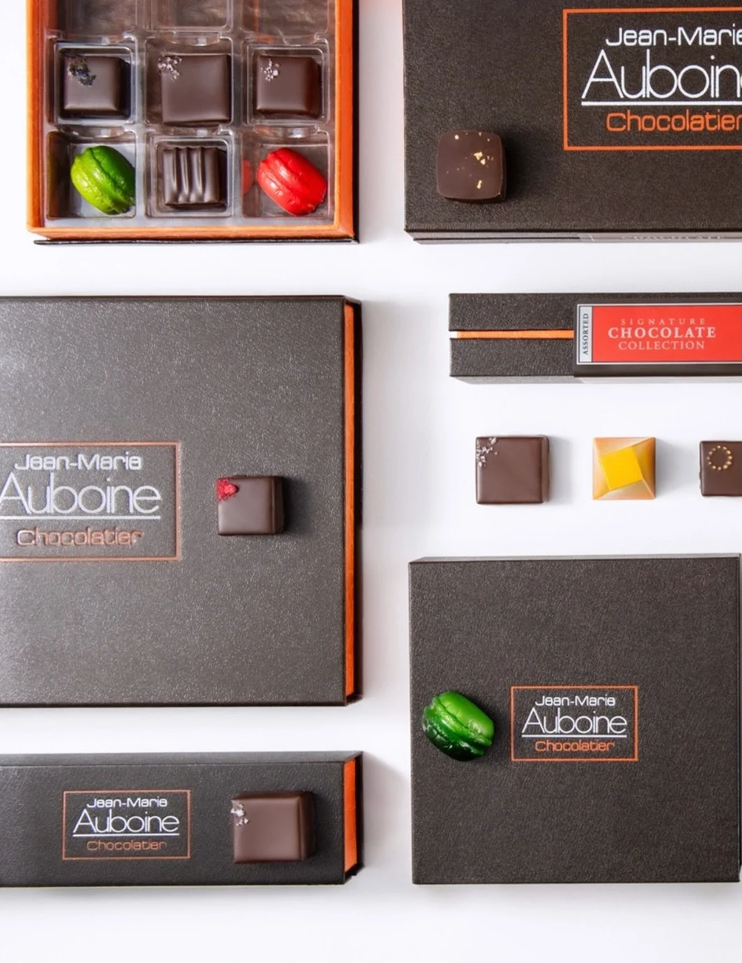 Did you know our Signature Chocolate Collection is available for volume pricing? It features handcrafted milk, dark, and white chocolates made with the finest ingredients. We offer 4, 9, 20, or 40 piece chocolate boxes, each one finished with a magne