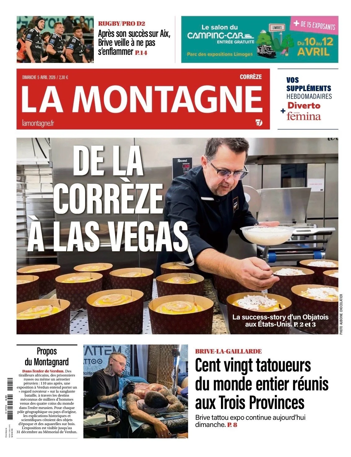 From Corr&egrave;ze to Las Vegas, our journey built on passion, precision, and love for chocolate. We're incredibly grateful to @lamontagne.fr for featuring our story and capturing the essence of what we do. Thank you for this beautiful article. #art