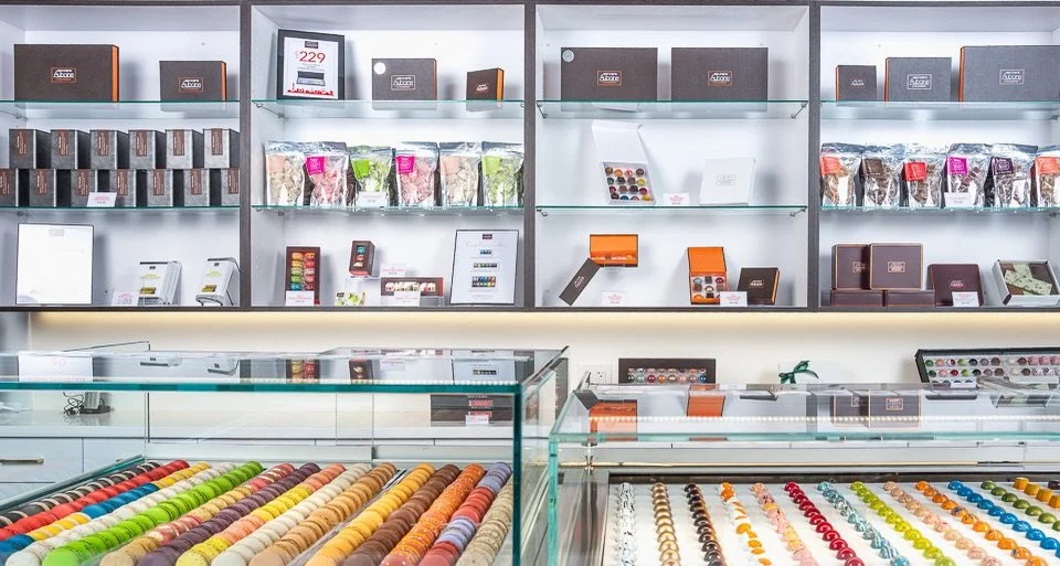 What are you craving today? @tivolivillagelv #chocolates #frenchmacarons #gelato #lasvegas