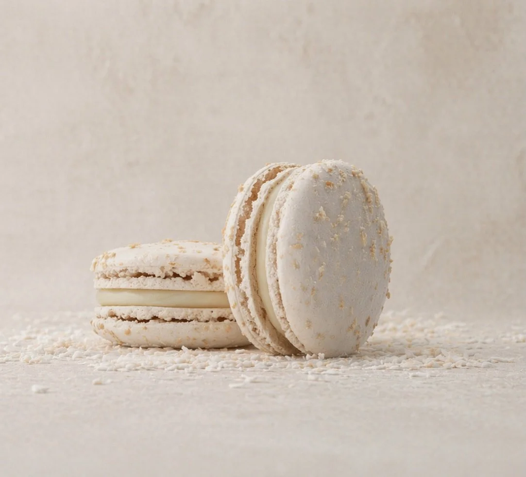 Thai Coconut Cream French Macaron #coconut #frenchmacaron #lasvegas #sweet