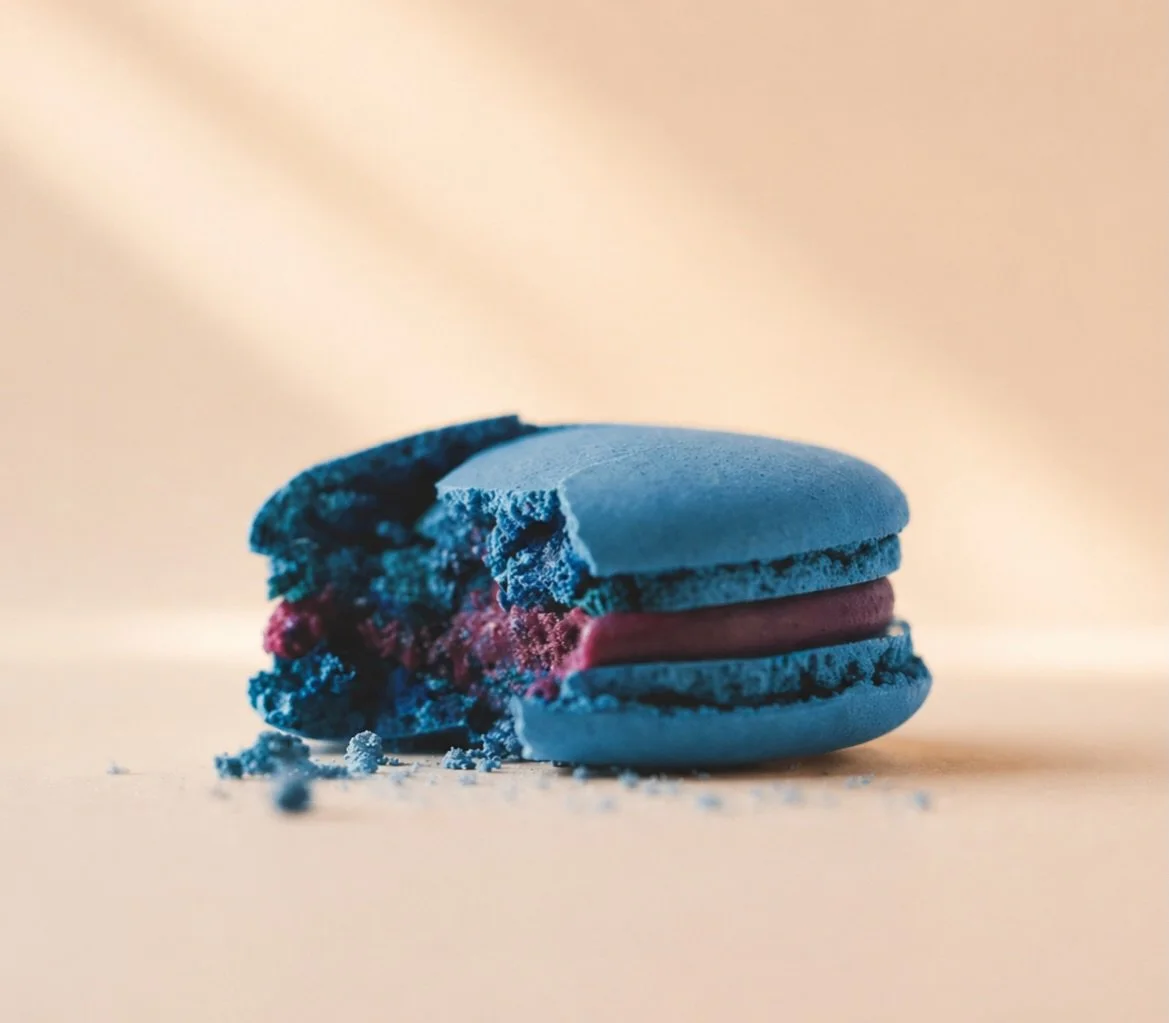 Blueberry French Macaron 🫐 #blueberry #frenchmacaron #dessert #lasvegas