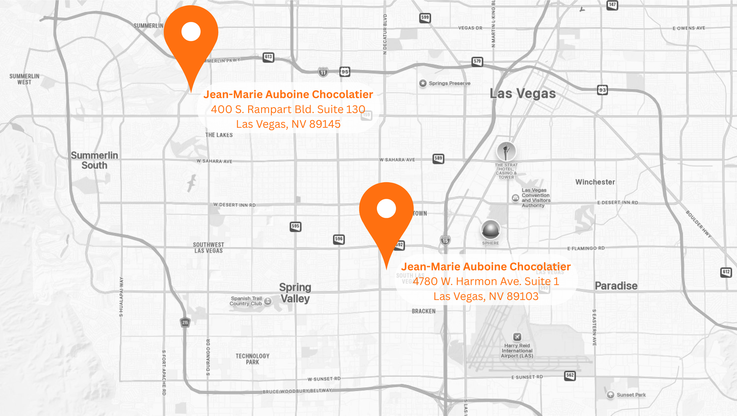 Jean-Marie Auboine Chocolatier Stores Las Vegas