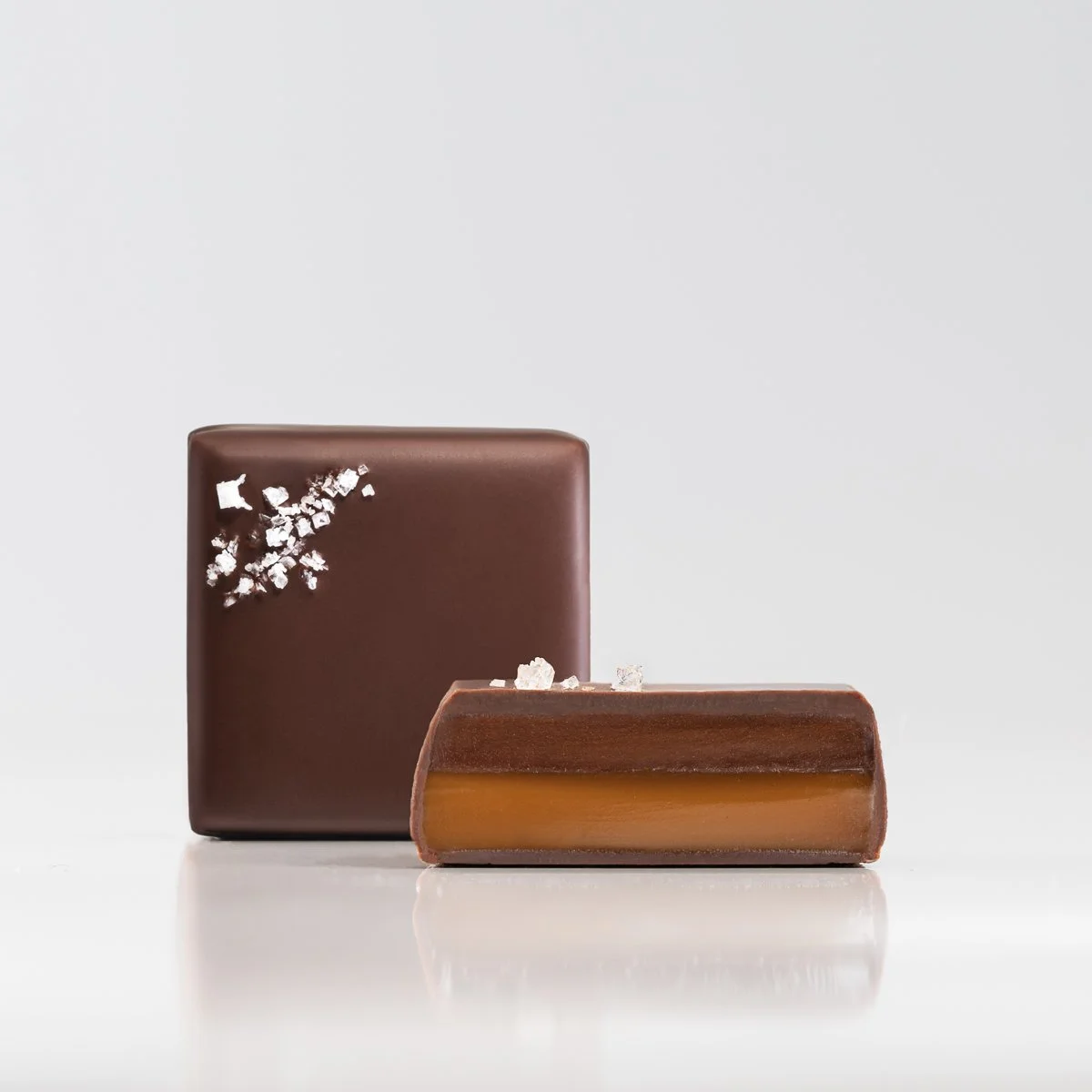 Award Winner Double Sea Salt Caramel Cut Shot
