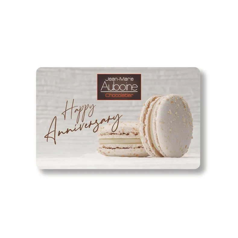 Happy Anniversary Chocolate Gift Card