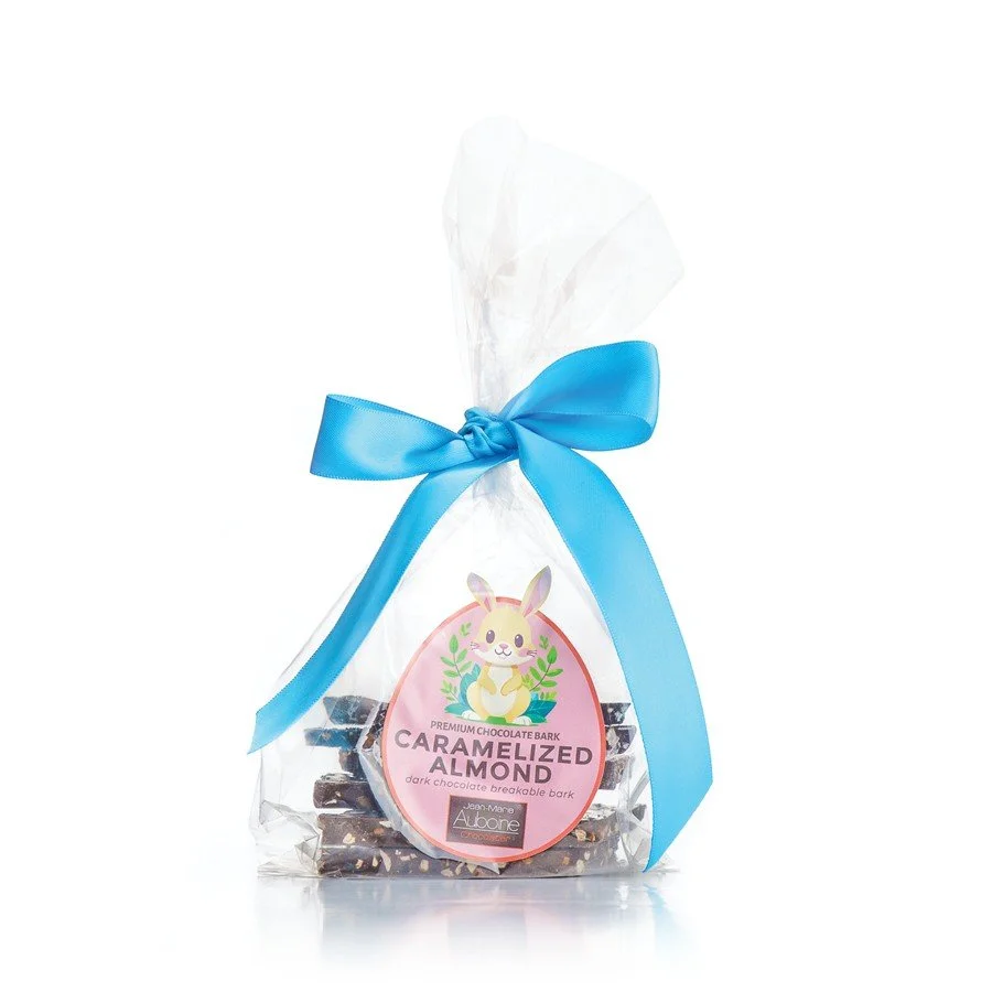EASTER Chocolate Bark: Almonds Caramelized in Premium Dark Chocolate