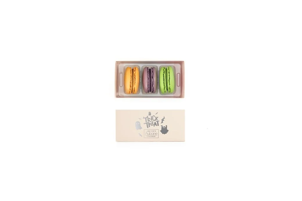 3pc Limited-Edition "Trick or Treat" French Macarons