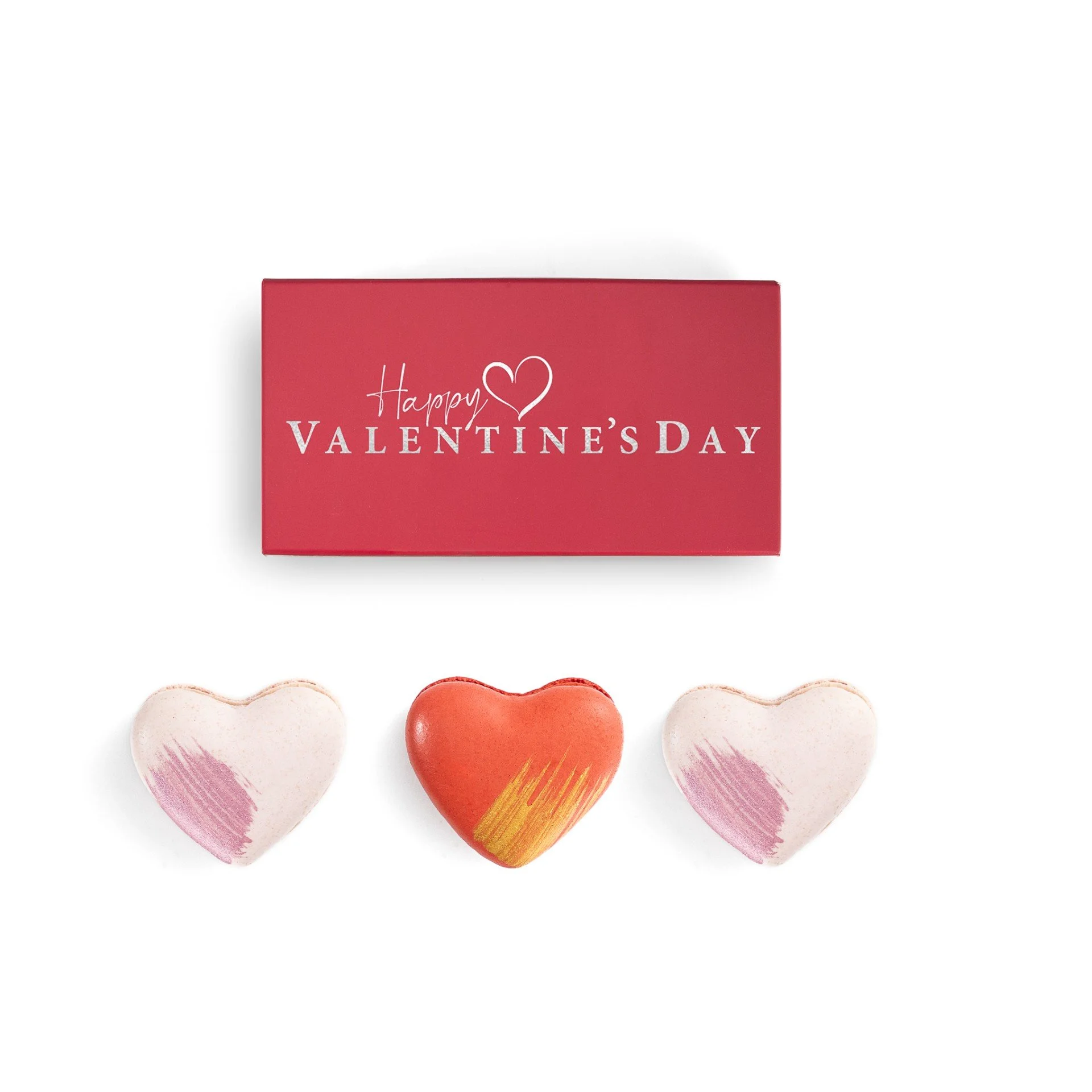 2 pink heart macarons valentines collection.jpg