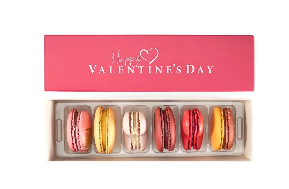 6ct Valentine’s French Macarons