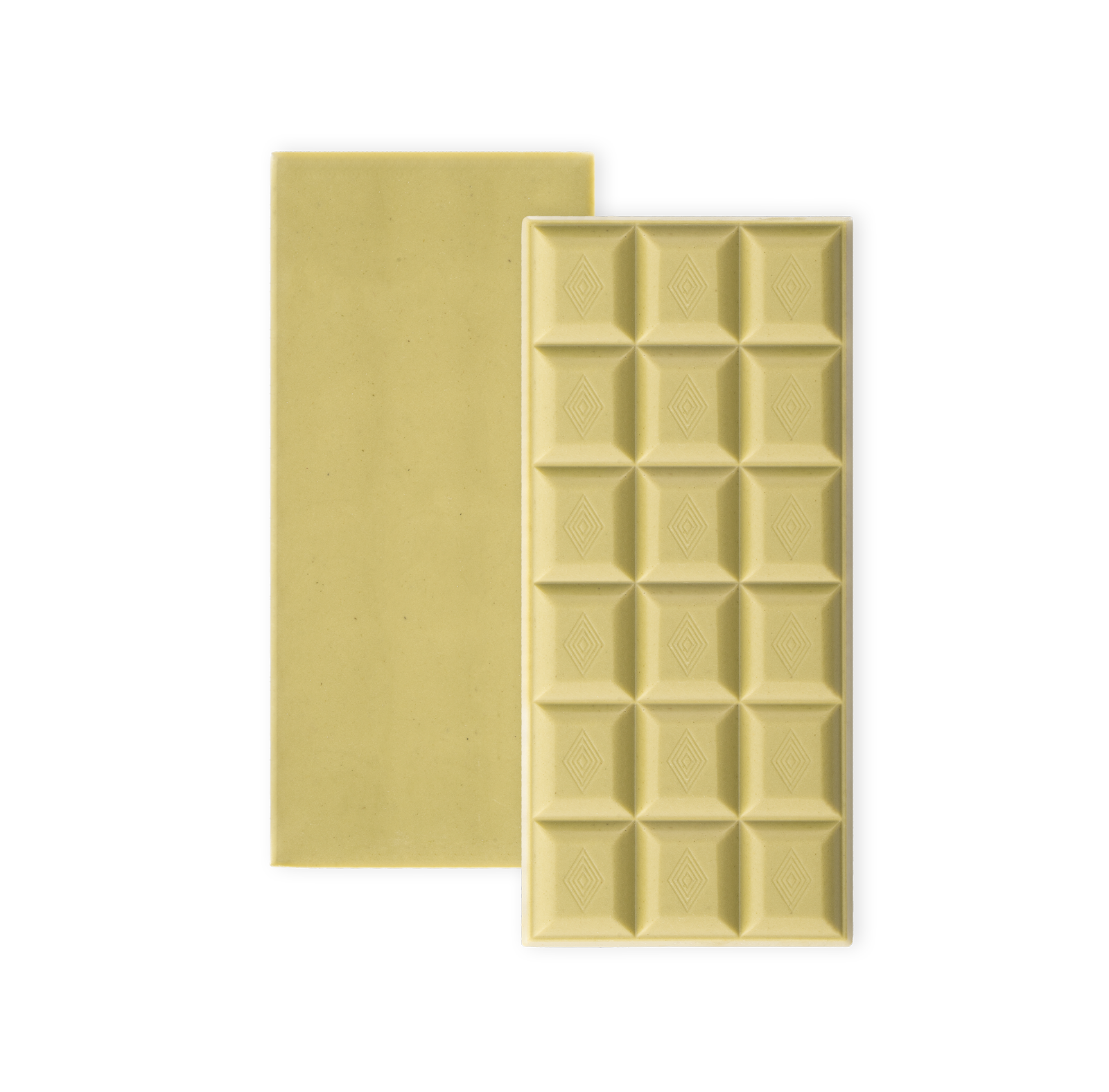 Matcha Green Tea White Chocolate Bar made with premium white chocolate and authentic matcha green tea.