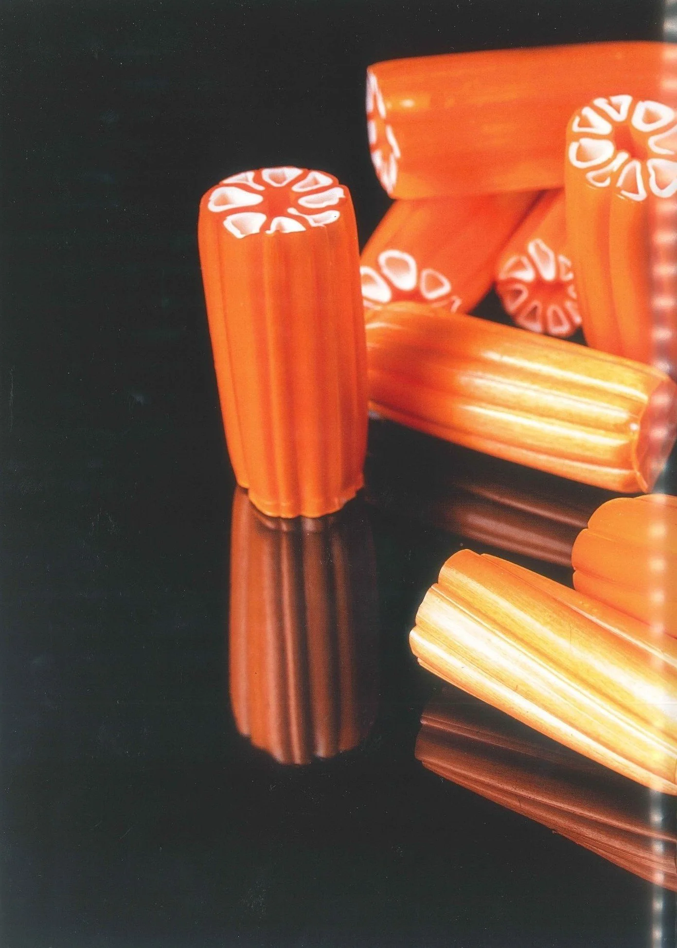 Handcrafted sucre paille sugar candies showcasing traditional French confectionery technique