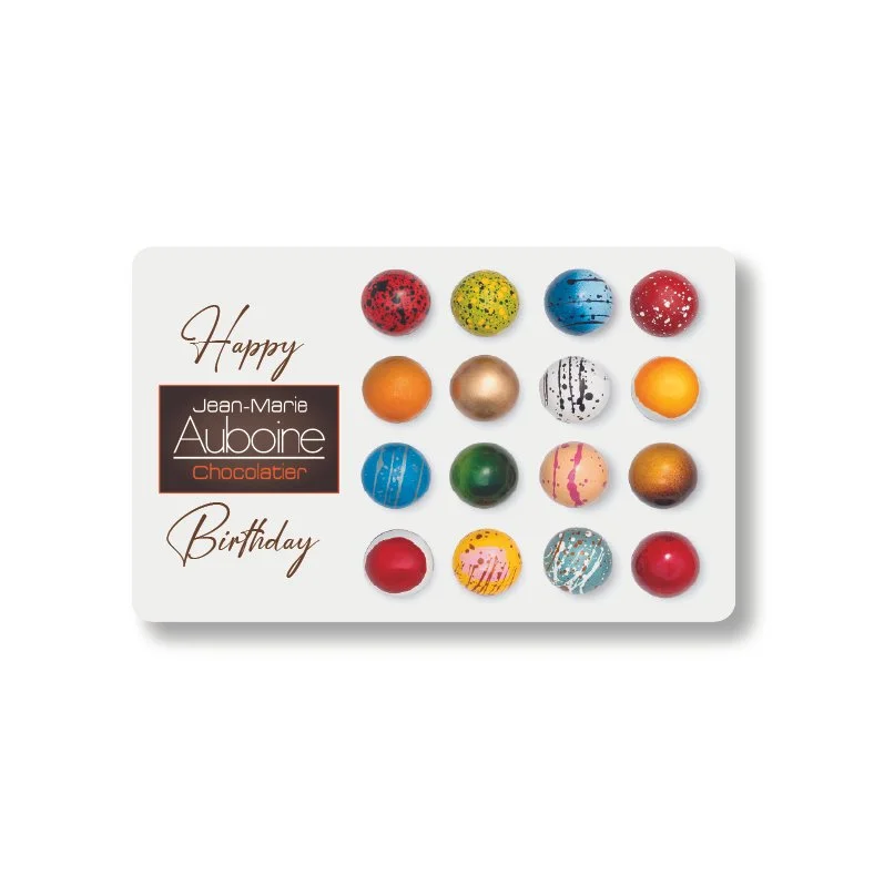 Happy Birthday Chocolate Gift Card