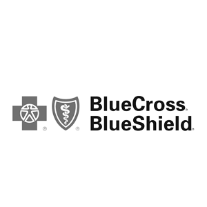 BlueCross and BlueShield logo with a medical cross and shield symbols.