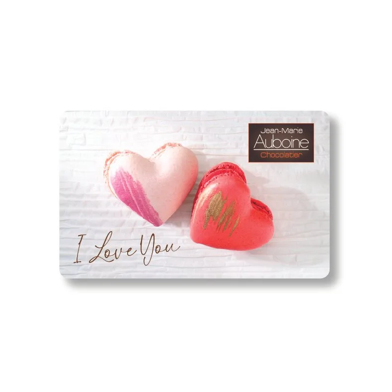 I Love You Chocolate Gift Card