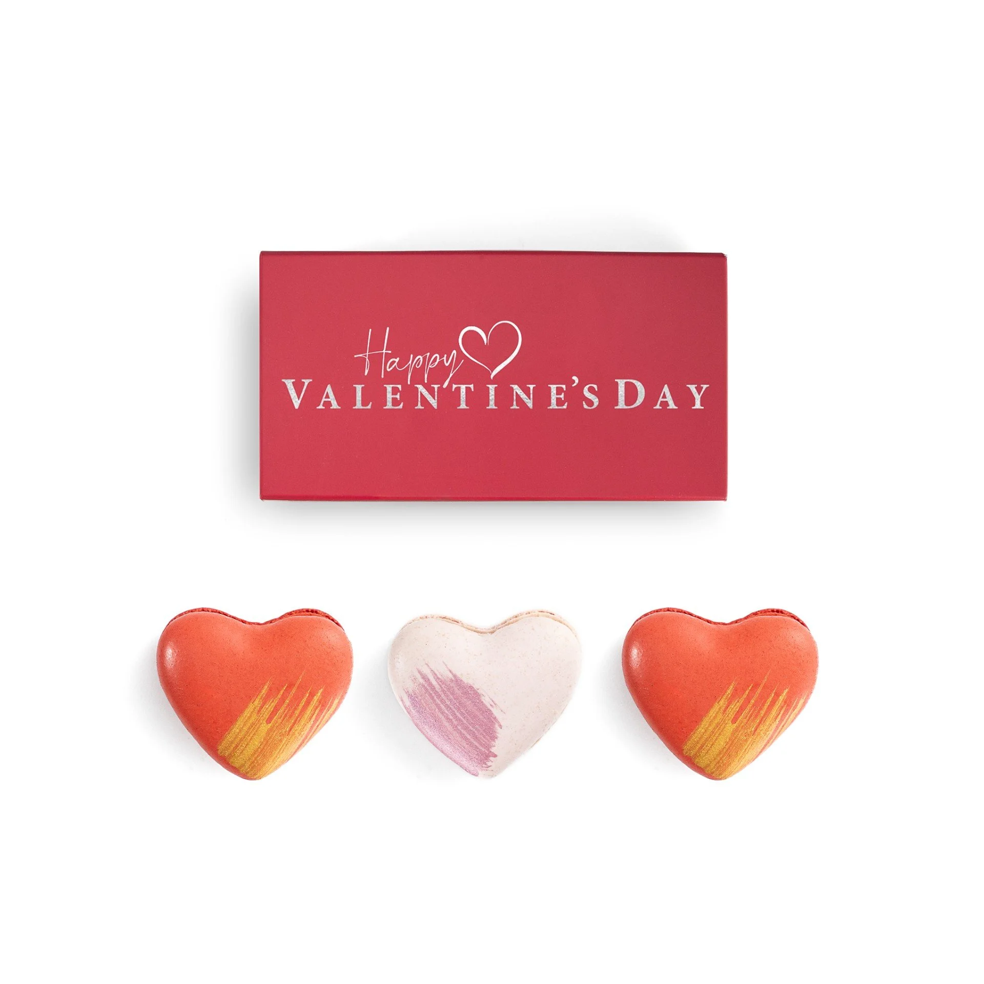 2 red heart macarons valentines collection.jpg