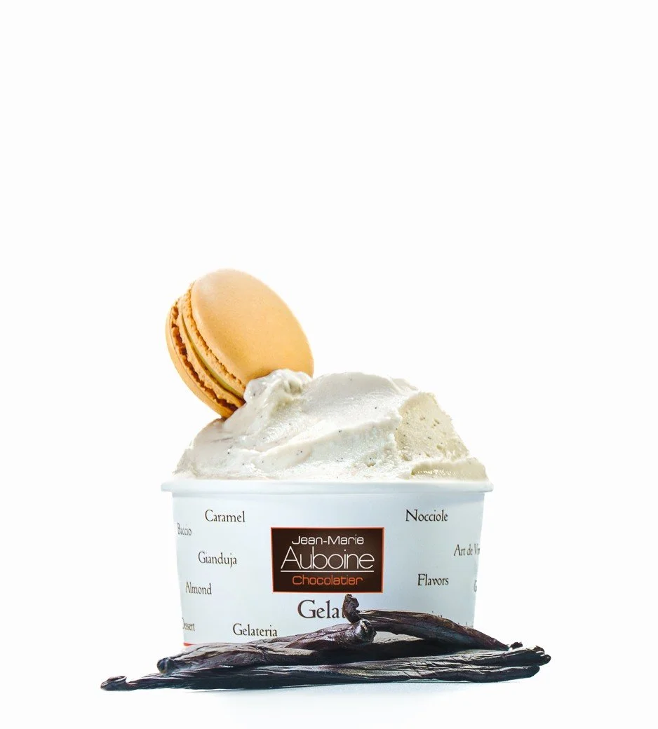 Handcrafted gelato at Jean-Marie Auboine Chocolatier in Tivoli Village Las Vegas