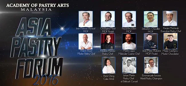 Jean-Marie Auboine's Expertise featured in the 2016 Asia Pastry Forum