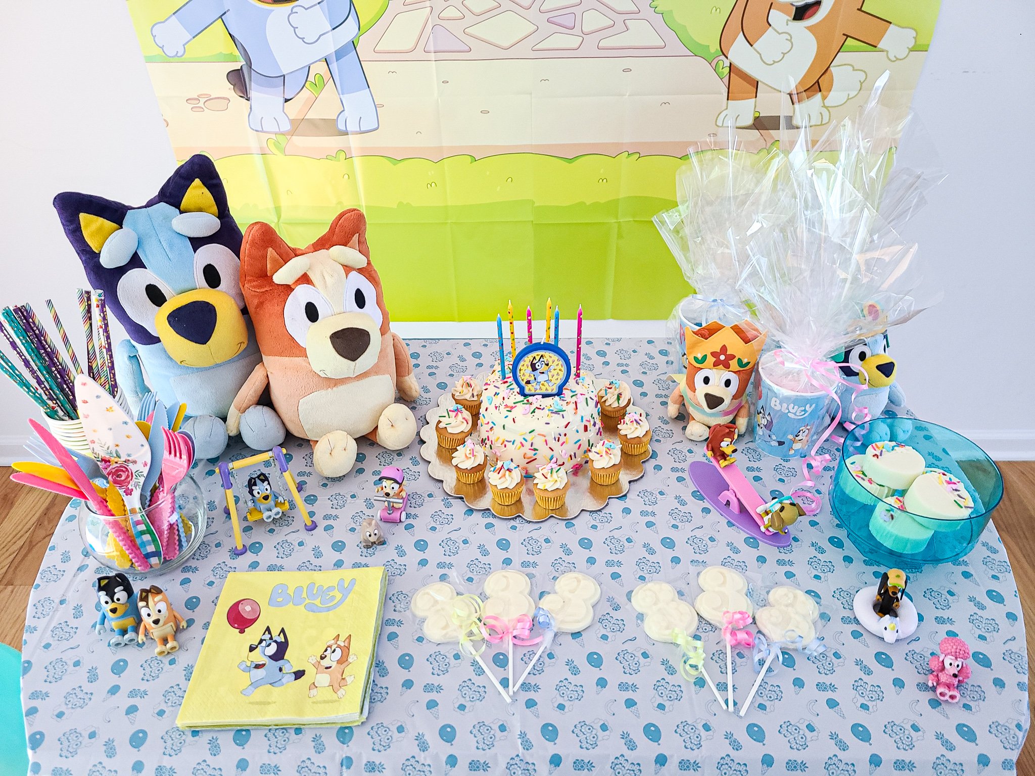 Bluey Party Favor Supplies; Bluey Party Birthday Decorations