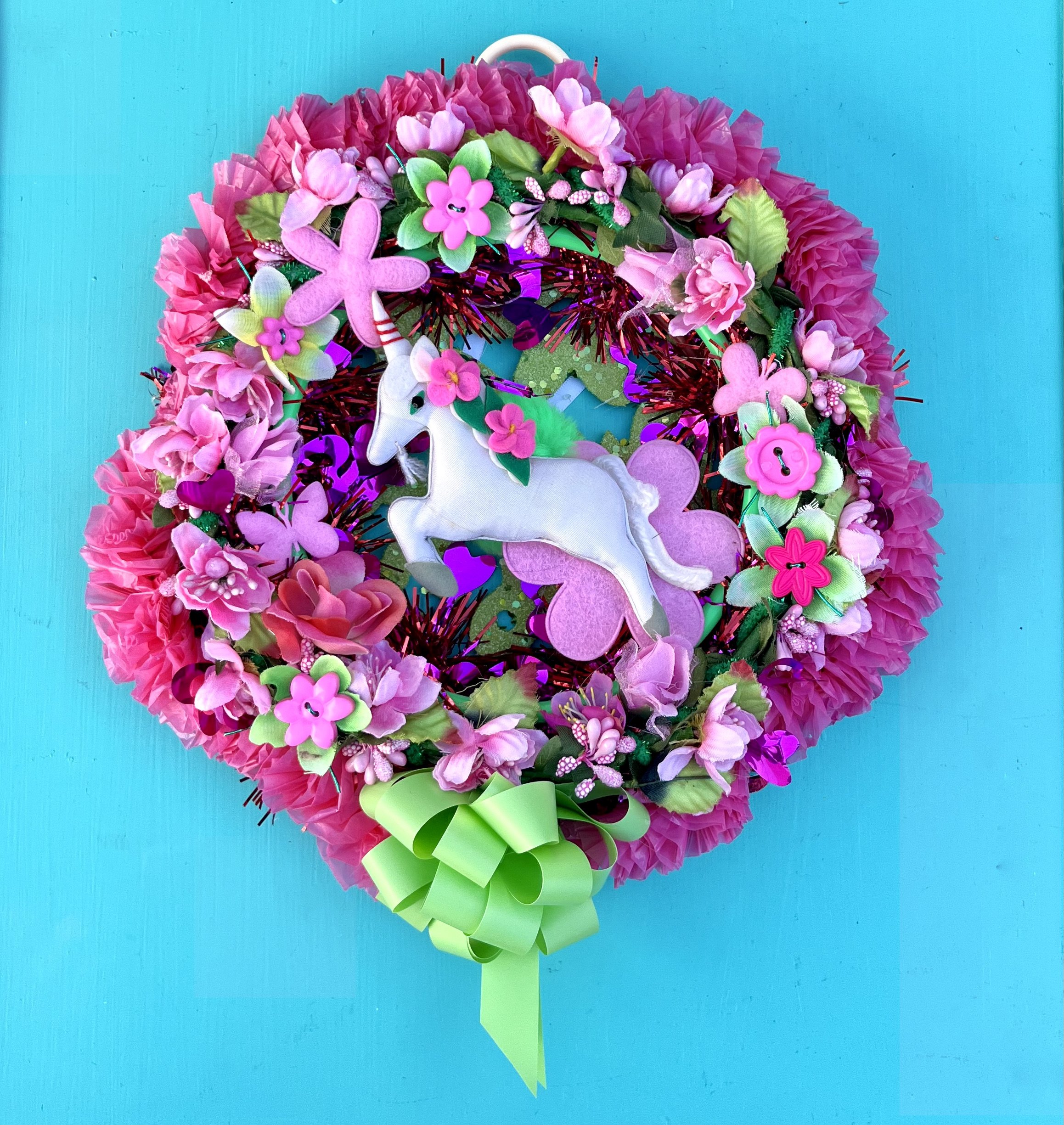Unicorn Party Wreath