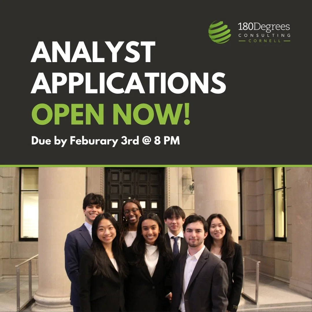 Analyst applications are open now until Feb 3 at 8PM! Check the link in our bio to apply!
