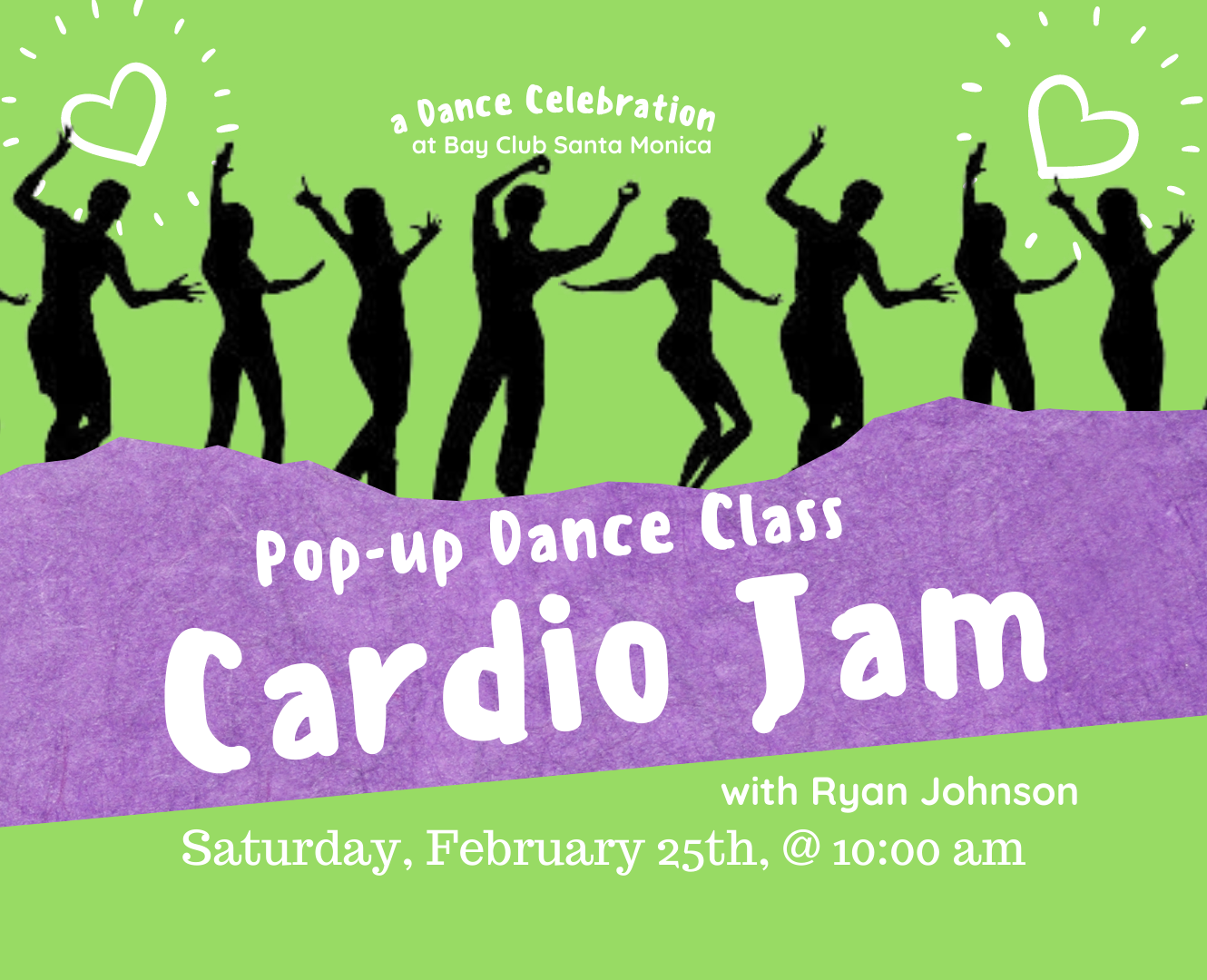 Bay Club PopUp Dance Class Cardio Jam — WATER GARDEN