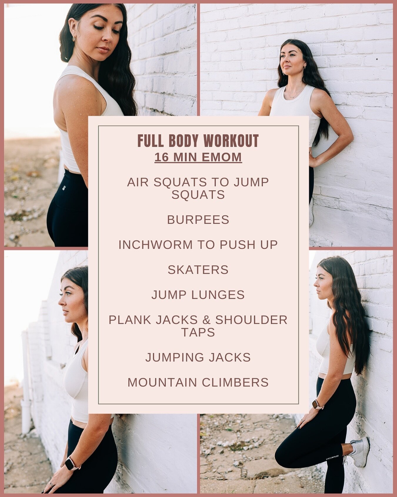 🏋️&zwj;♀️ Feeling unmotivated to get to the gym or worse, going but walking around clueless? I&rsquo;ve got you! ⚡️SAVE THIS FOR YOUR NEXT QUICK YET EFFECTIVE WORKOUT!

Give this full-body EMOM workout a go tomorrow!! Each minute, on the minute, a n